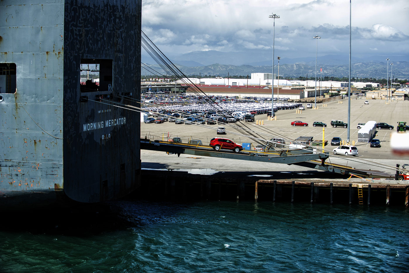 Port of Hueneme - Car Offloading