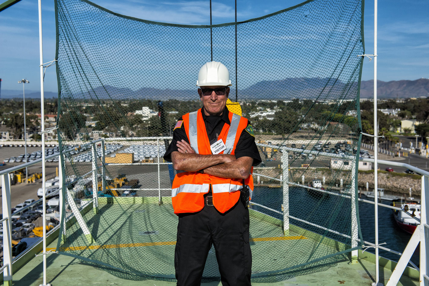 Port of Hueneme -Port Dock Worker in a Vest