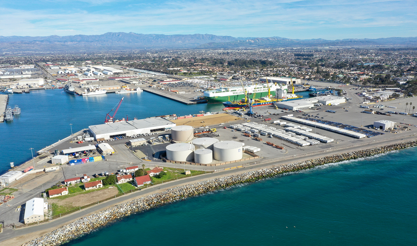 Port of Hueneme - From the Air View