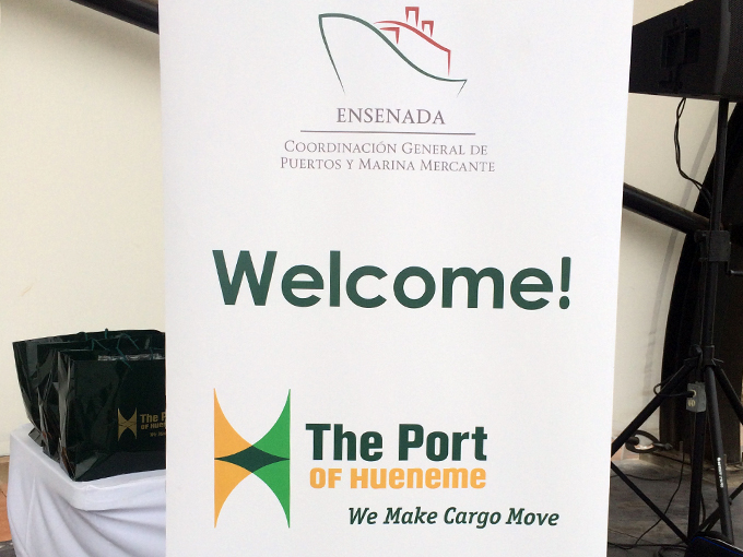 Port Hueneme Mexico trade mission Welcome Sign