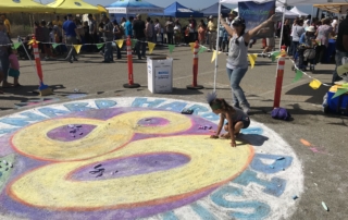 Banana Festival Chalk Art