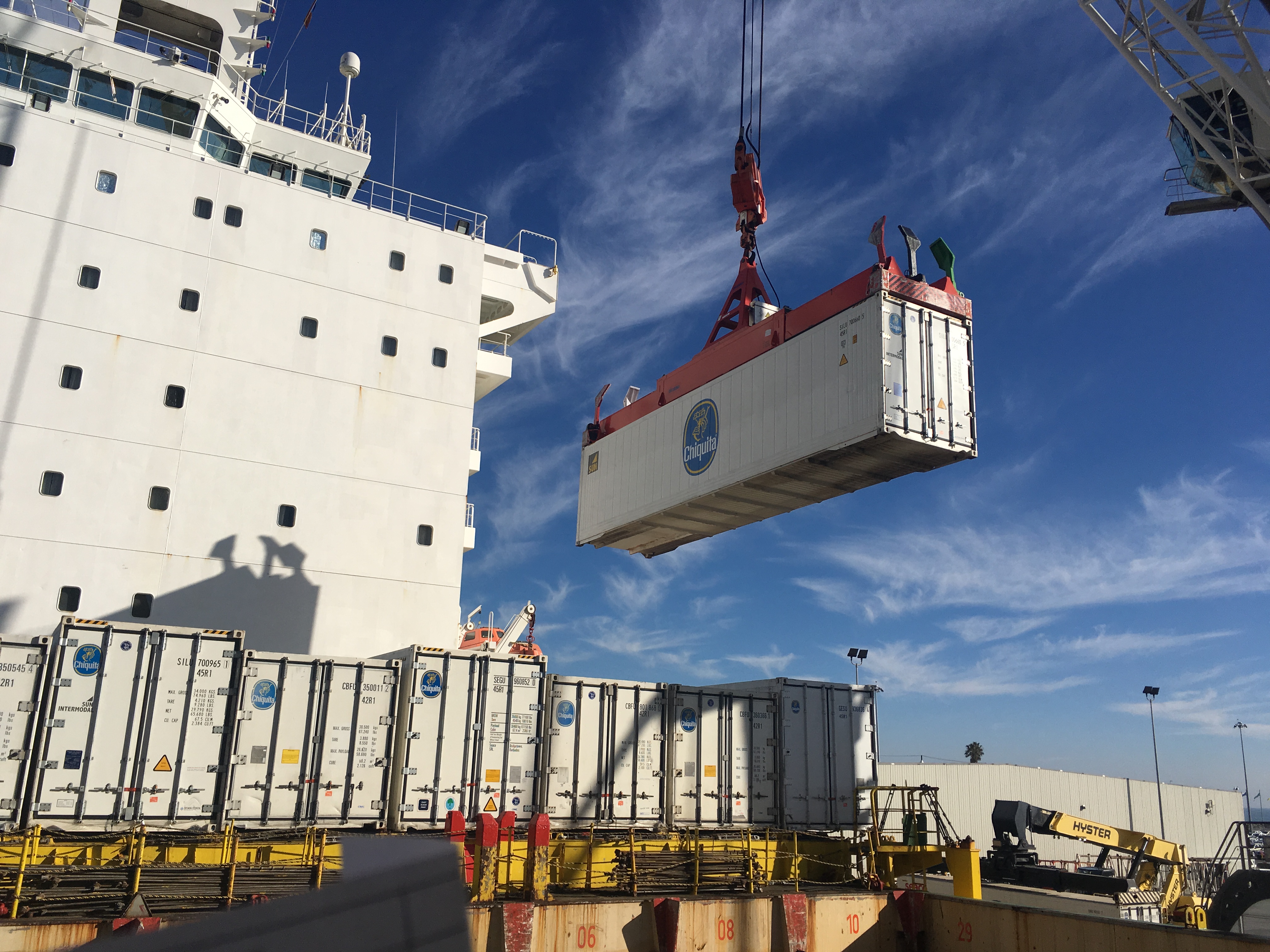 Chiquita Container on Vessel