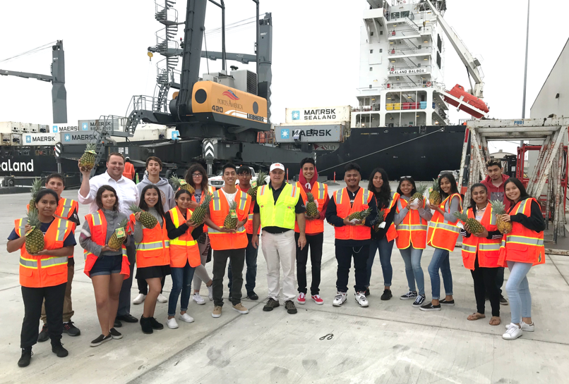 Local Oxnard Union High School Students learn about career pathways in maritime