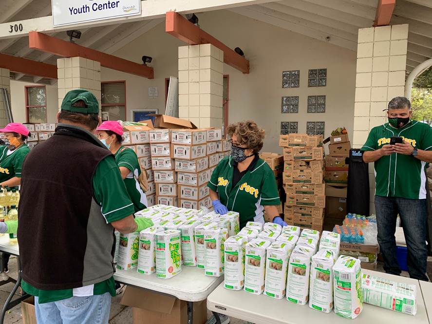 Port Recognizes “Essential Volunteers” at 40th Food Distribution