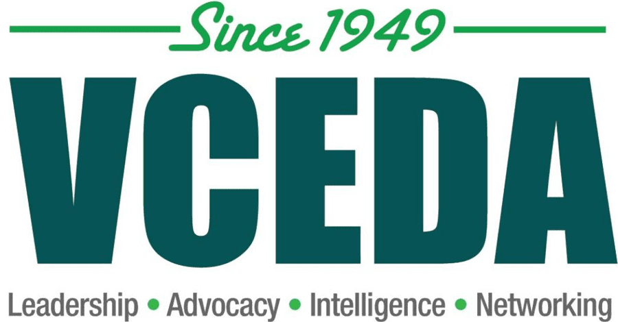VCEDA logo with text 