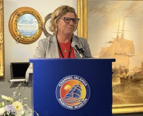 Port of Hueneme CEO Kristin Decas gives remarks